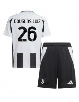 Juventus Douglas Luiz #26 Hjemmedraktsett Barn 2024-25 Korte ermer (+ bukser)